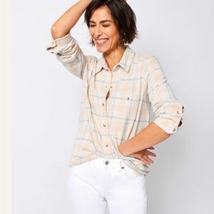 Faherty Legend Sweater Shirt Medium